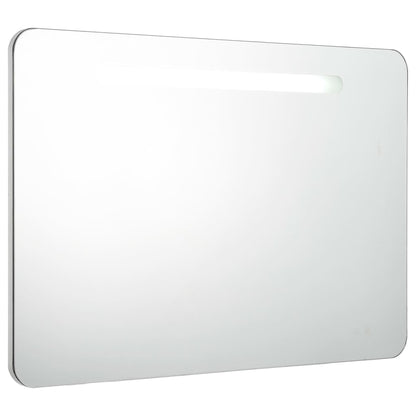 LED Bathroom Mirror Cabinet 80x9.5x55 cm - Bend