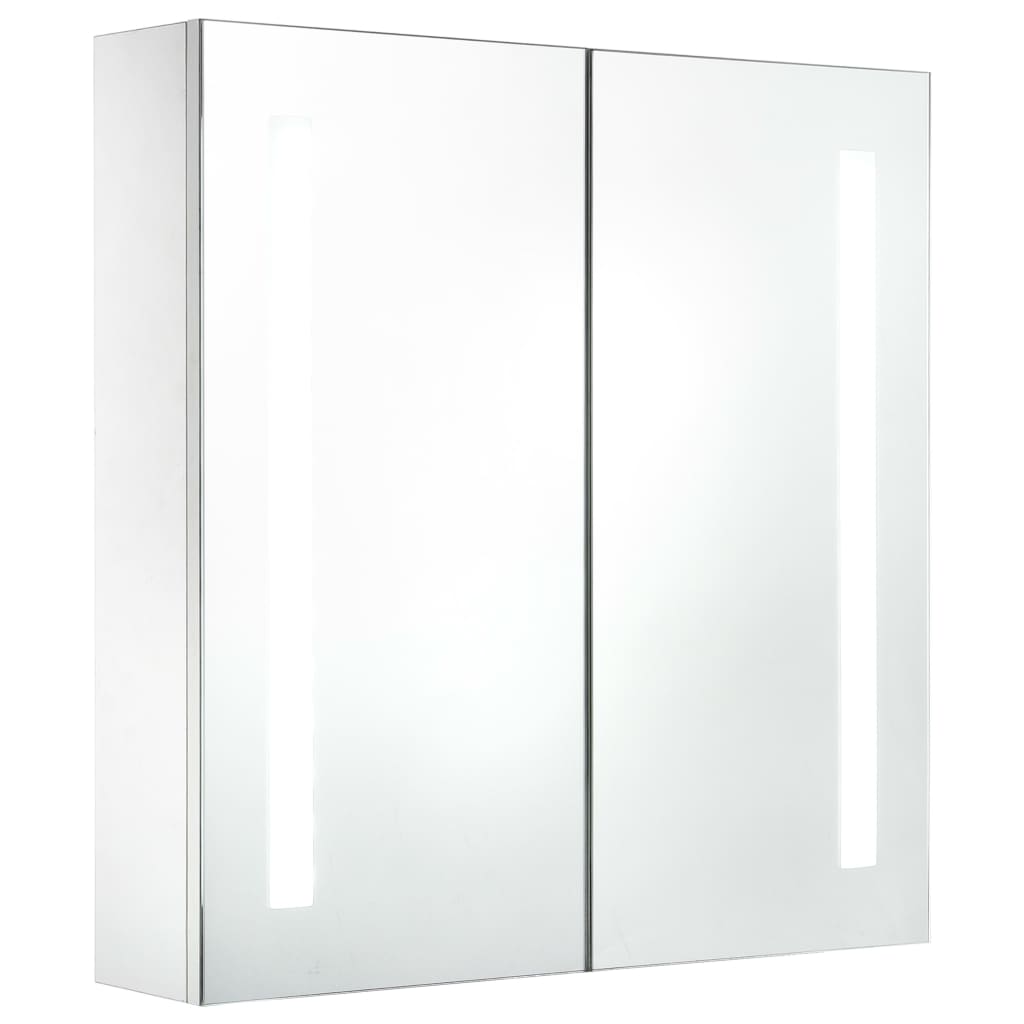 LED Bathroom Mirror Cabinet 60x14x62 cm