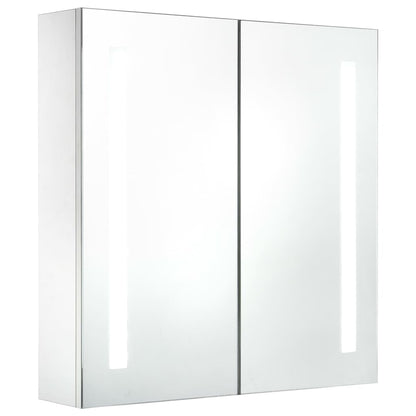 LED Bathroom Mirror Cabinet 60x14x62 cm