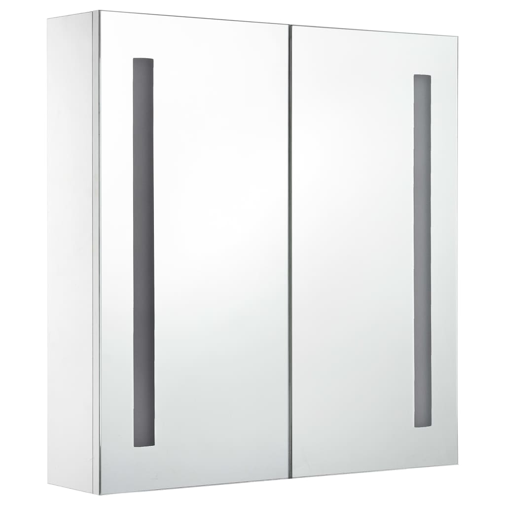 LED Bathroom Mirror Cabinet 60x14x62 cm