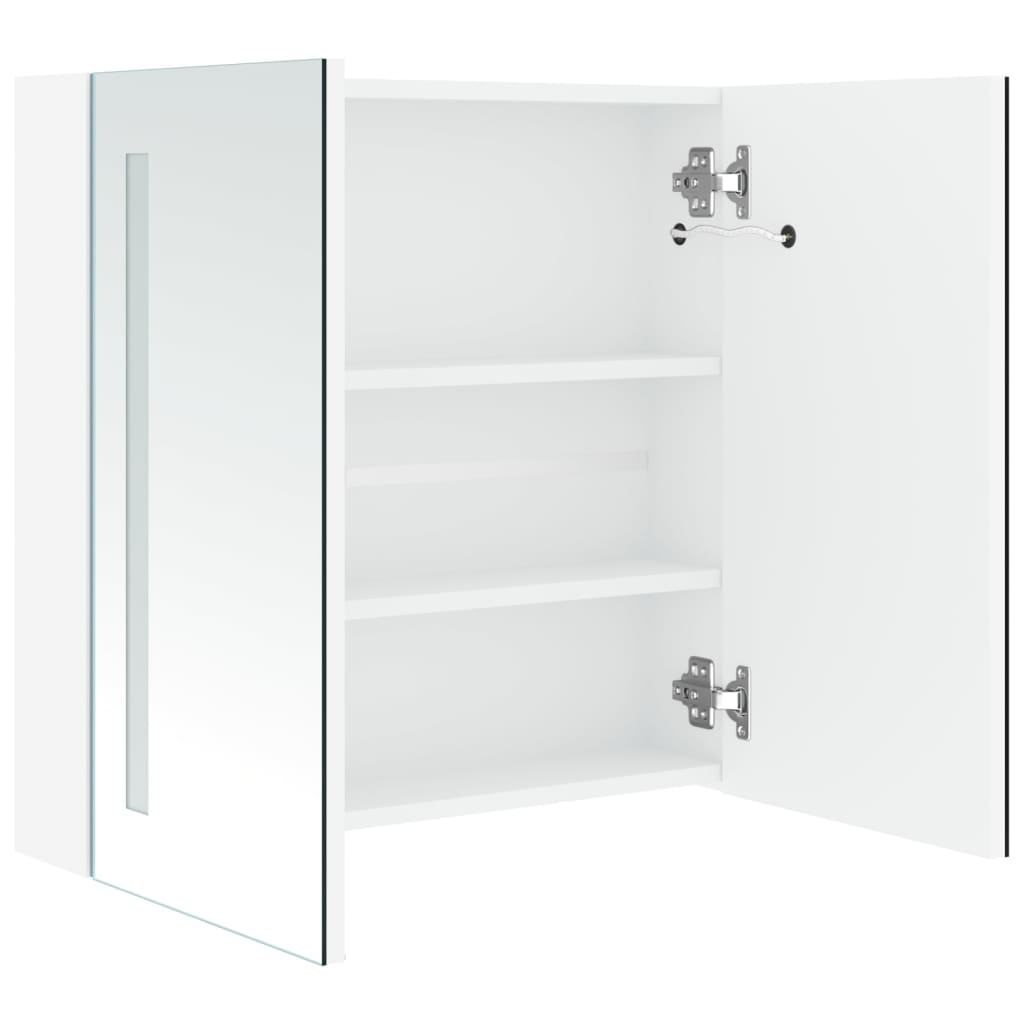 LED Bathroom Mirror Cabinet 60x14x62 cm