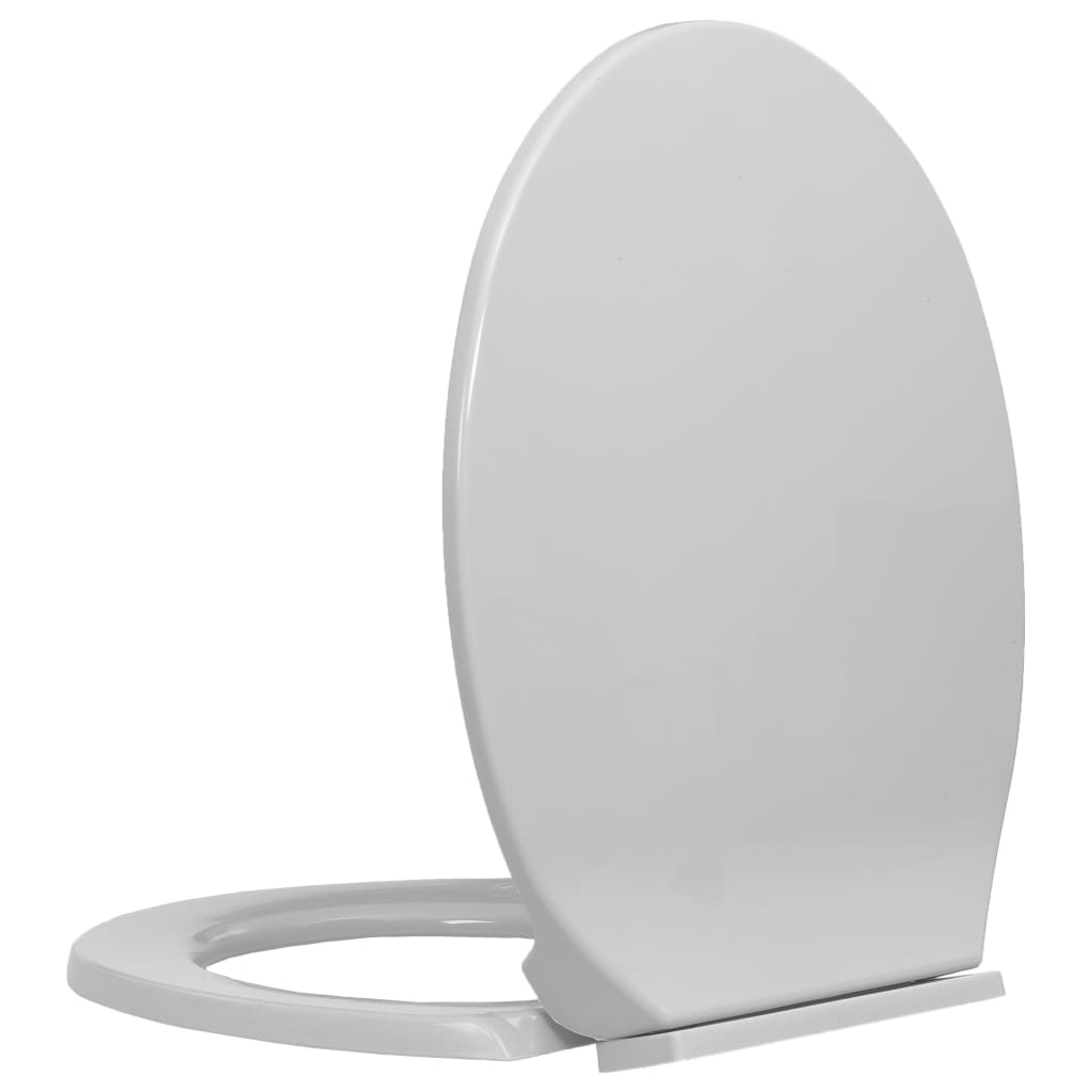 Soft-Close Oval Toilet Seat with Quick Release Option - Bend