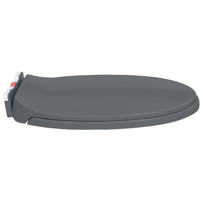 Soft-Close Oval Toilet Seat with Quick Release Option - Bend