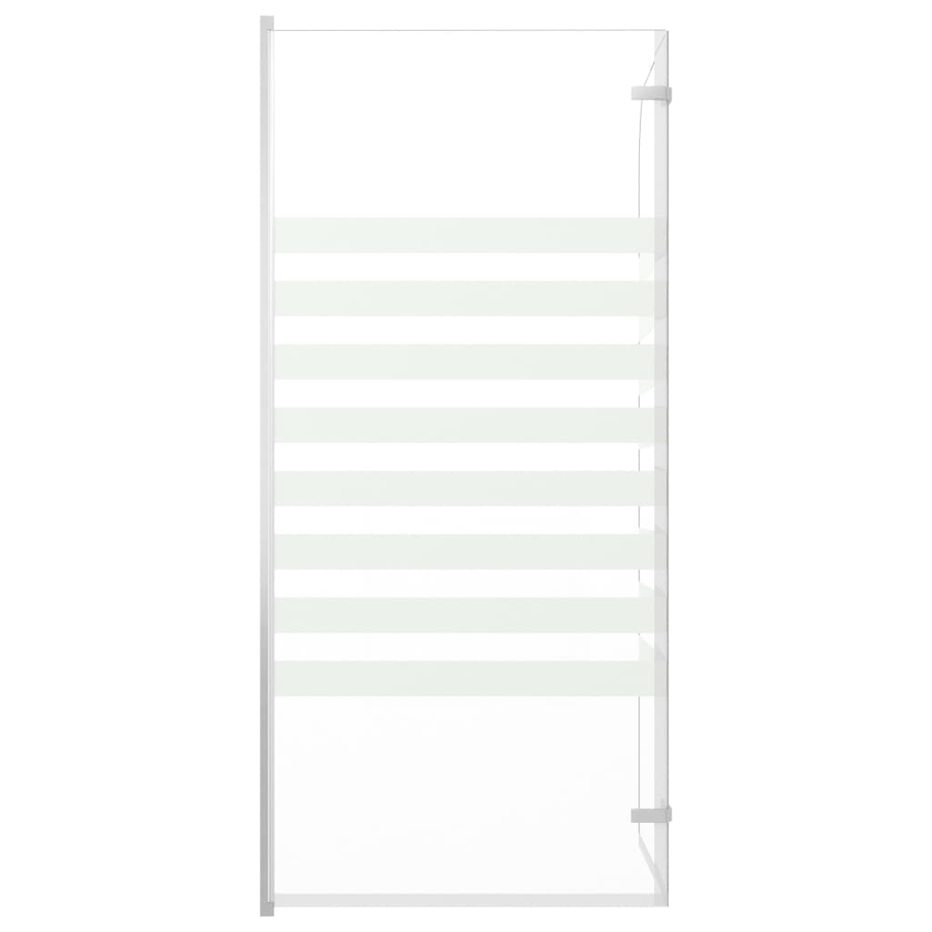 Bath Enclosure 120x140 cm Tempered Glass Stripe - Bend