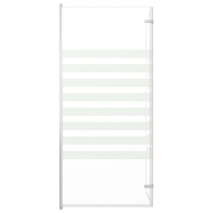 Bath Enclosure 120x140 cm Tempered Glass Stripe - Bend