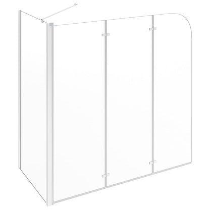 Bath Enclosure 120x69x130 cm Tempered Glass Transparent - Bend