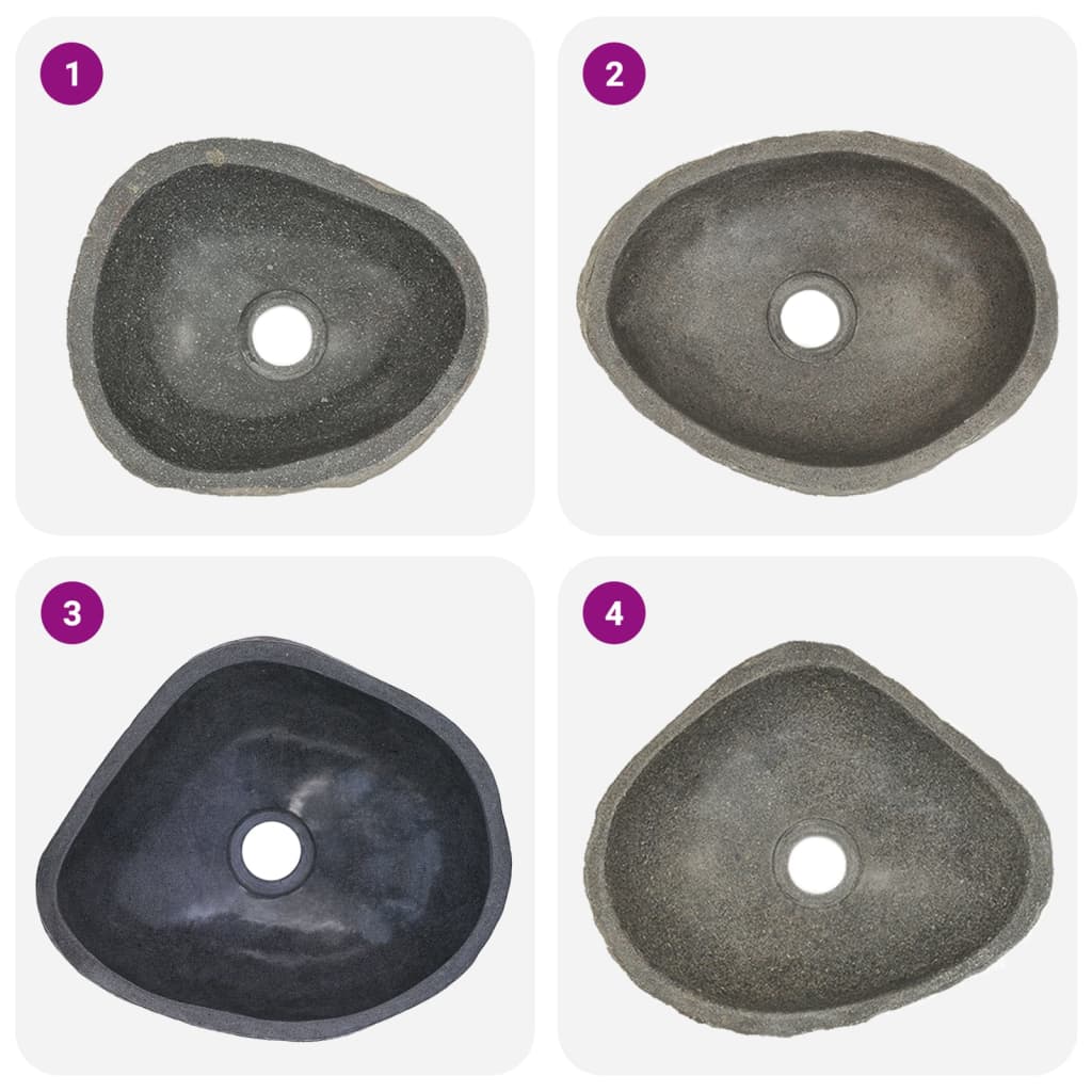 Natural River Stone Sink - Bend