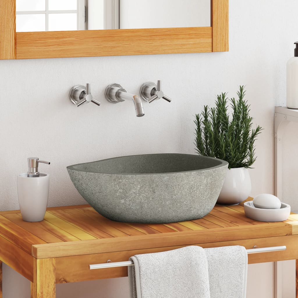 Natural River Stone Sink - Bend