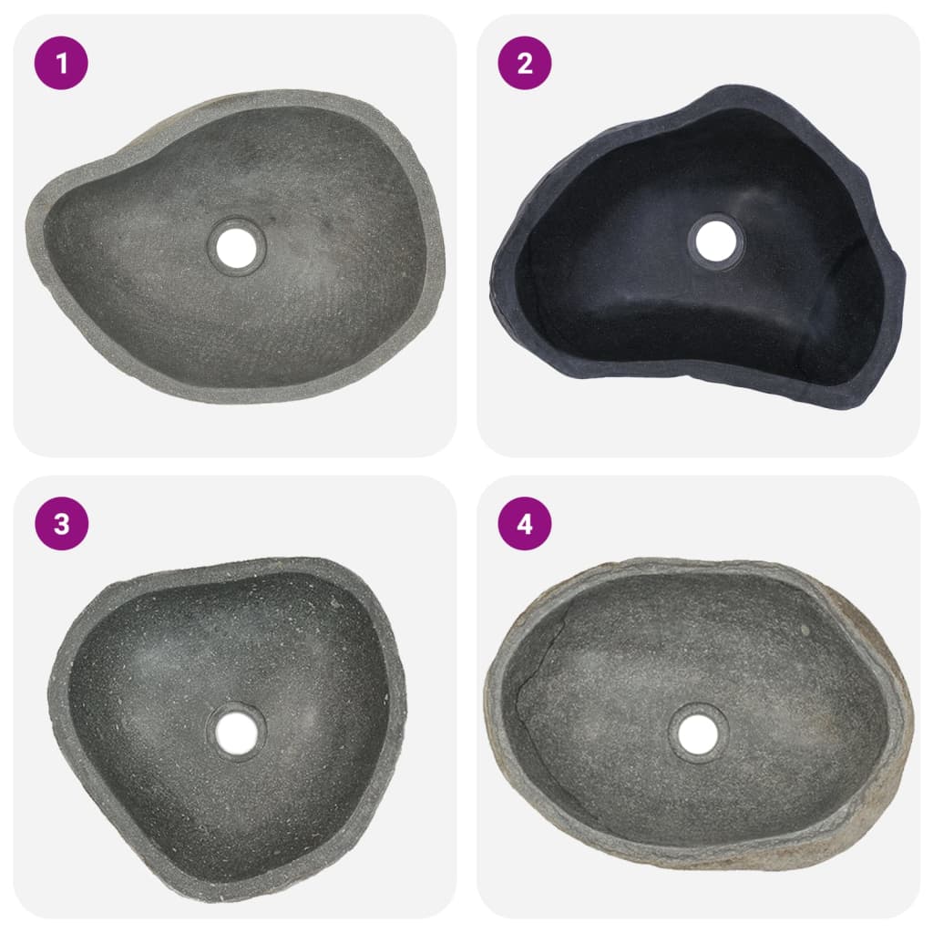 Natural River Stone Sink - Bend