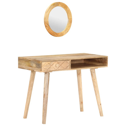 Dressing Table 100x50x76 cm Solid Mango Wood - Bend