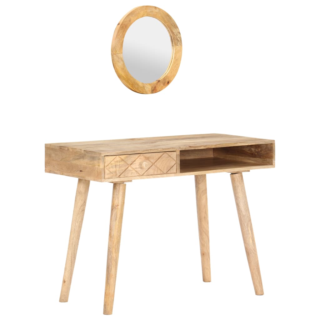 Dressing Table 100x50x76 cm Solid Mango Wood - Bend