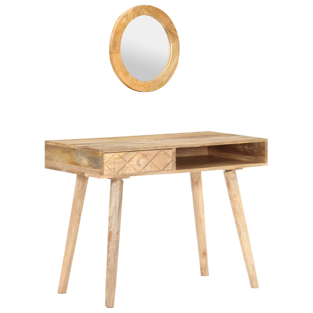 Dressing Table 100x50x76 cm Solid Mango Wood - Bend