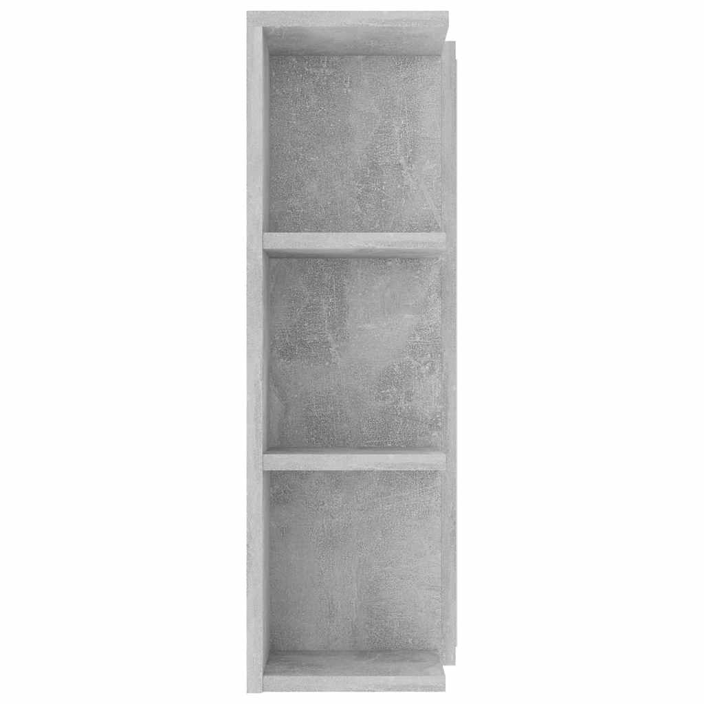 Bathroom Mirror Cabinet Concrete Grey 80x20.5x64 cm Engineered Wood - Bend