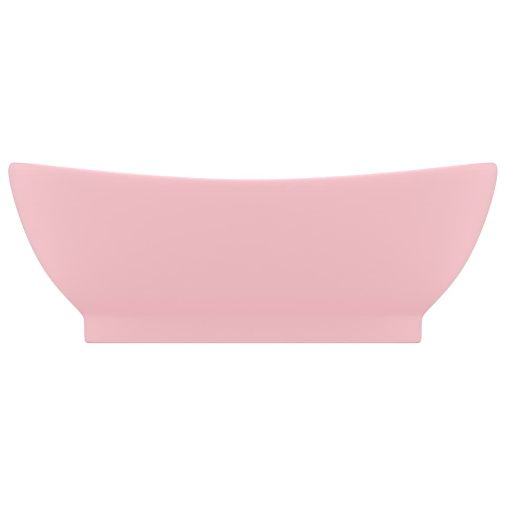 Luxury Ceramic Basin Overflow, Oval - Various Matt Colours