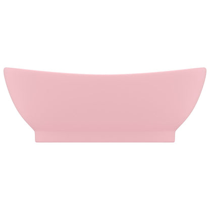 Luxury Ceramic Basin Overflow, Oval - Various Matt Colours