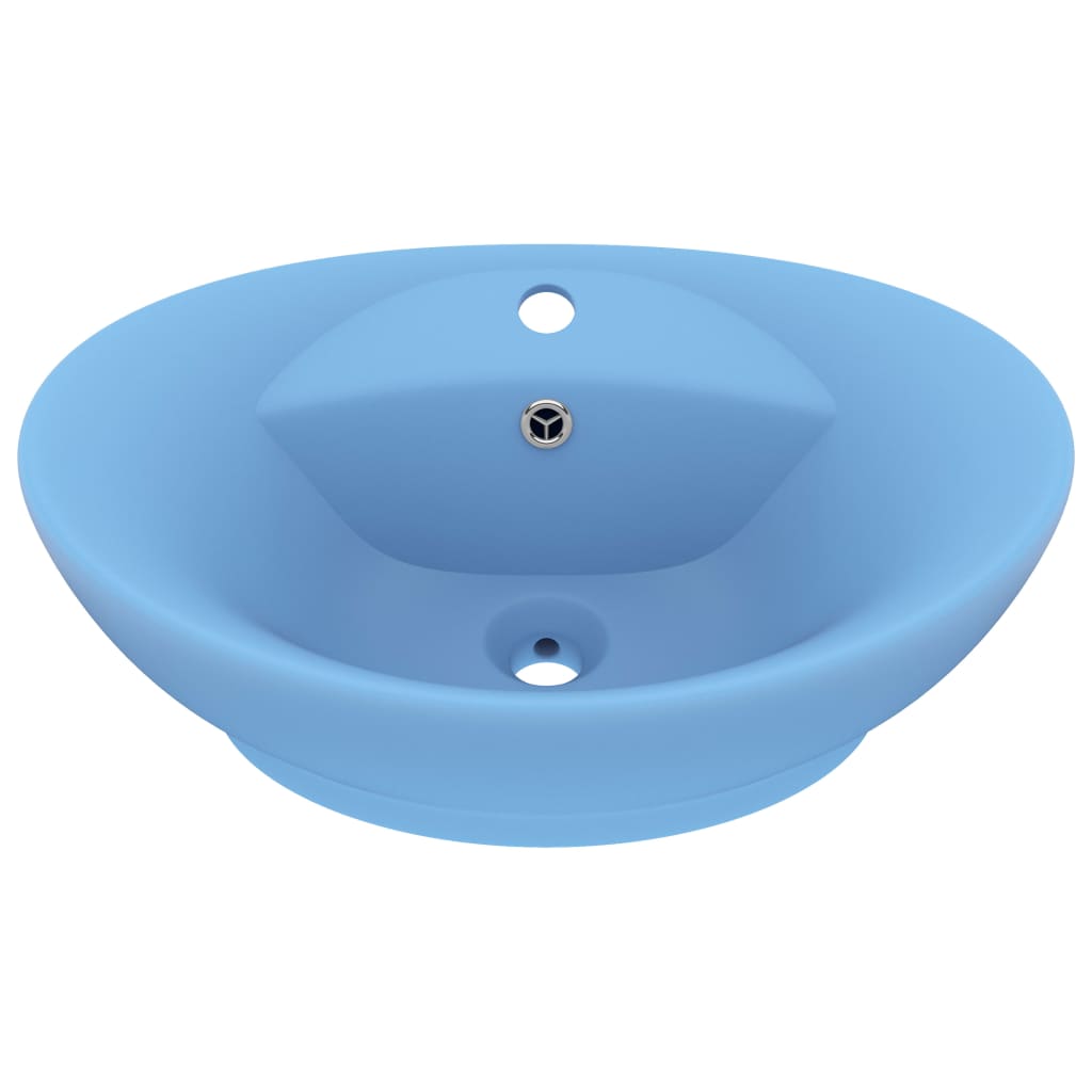 Luxury Ceramic Basin Overflow, Oval - Various Matt Colours