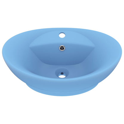 Luxury Ceramic Basin Overflow, Oval - Various Matt Colours