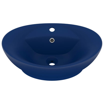 Luxury Ceramic Basin Overflow, Oval - Various Matt Colours