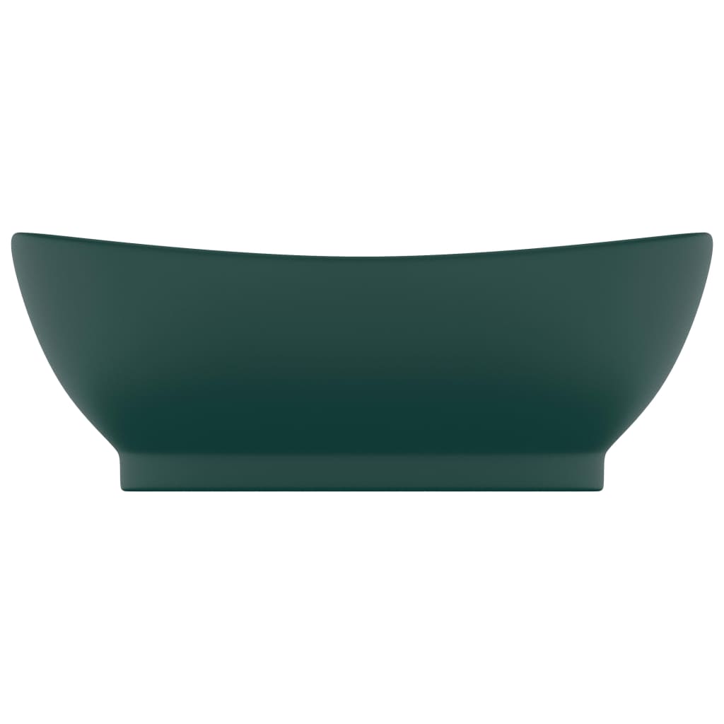 Luxury Ceramic Basin Overflow, Oval - Various Matt Colours