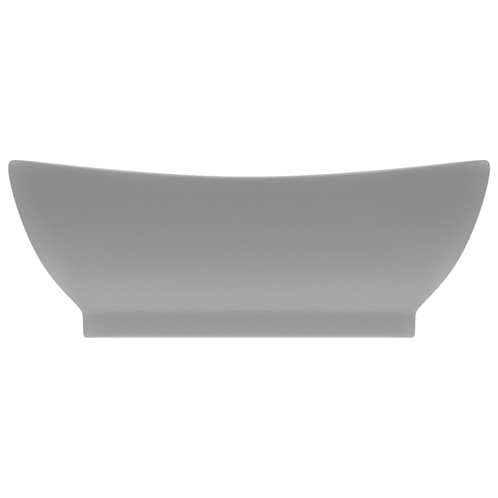 Luxury Ceramic Basin Overflow, Oval - Various Matt Colours