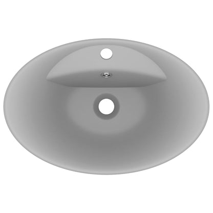 Luxury Ceramic Basin Overflow, Oval - Various Matt Colours