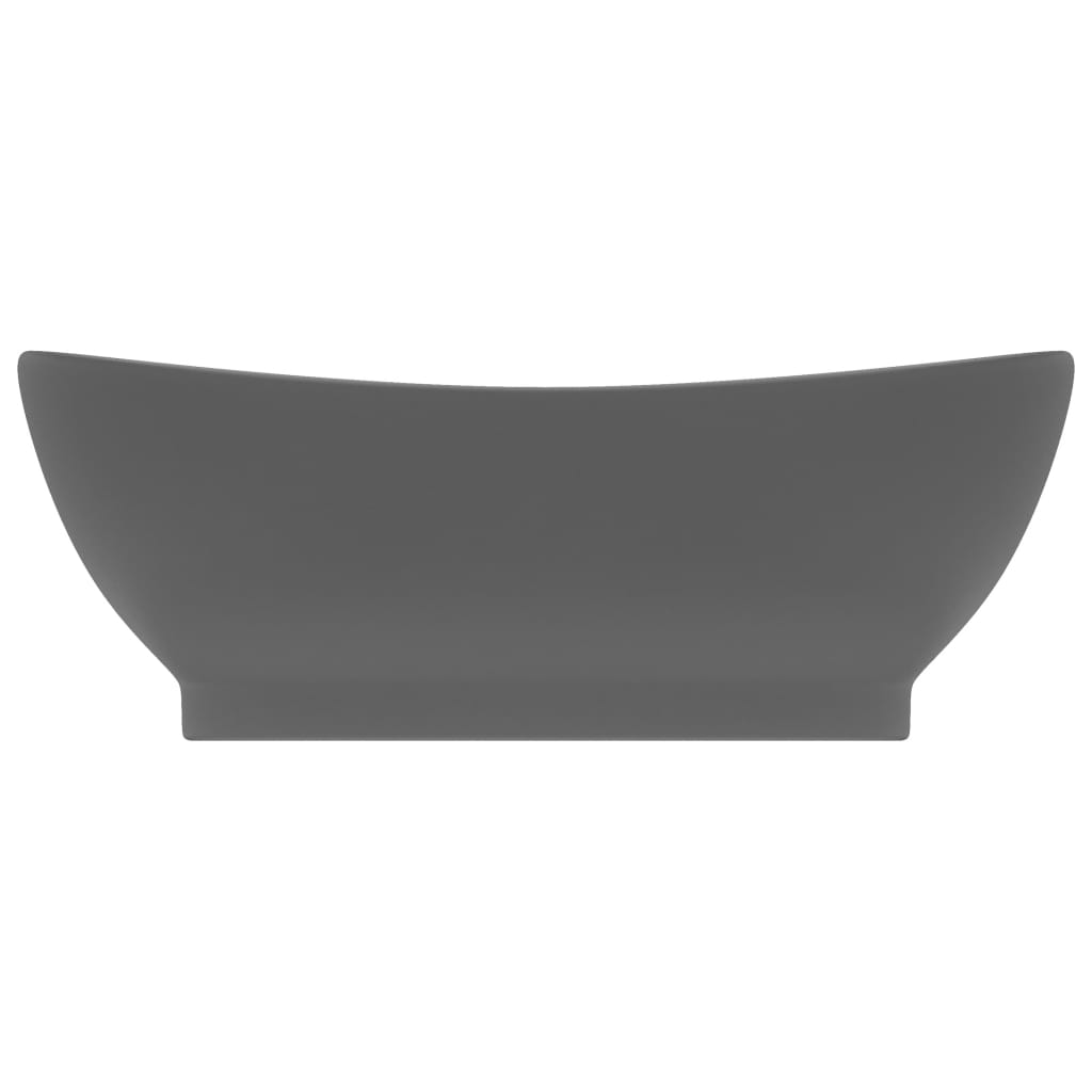 Luxury Ceramic Basin Overflow, Oval - Various Matt Colours