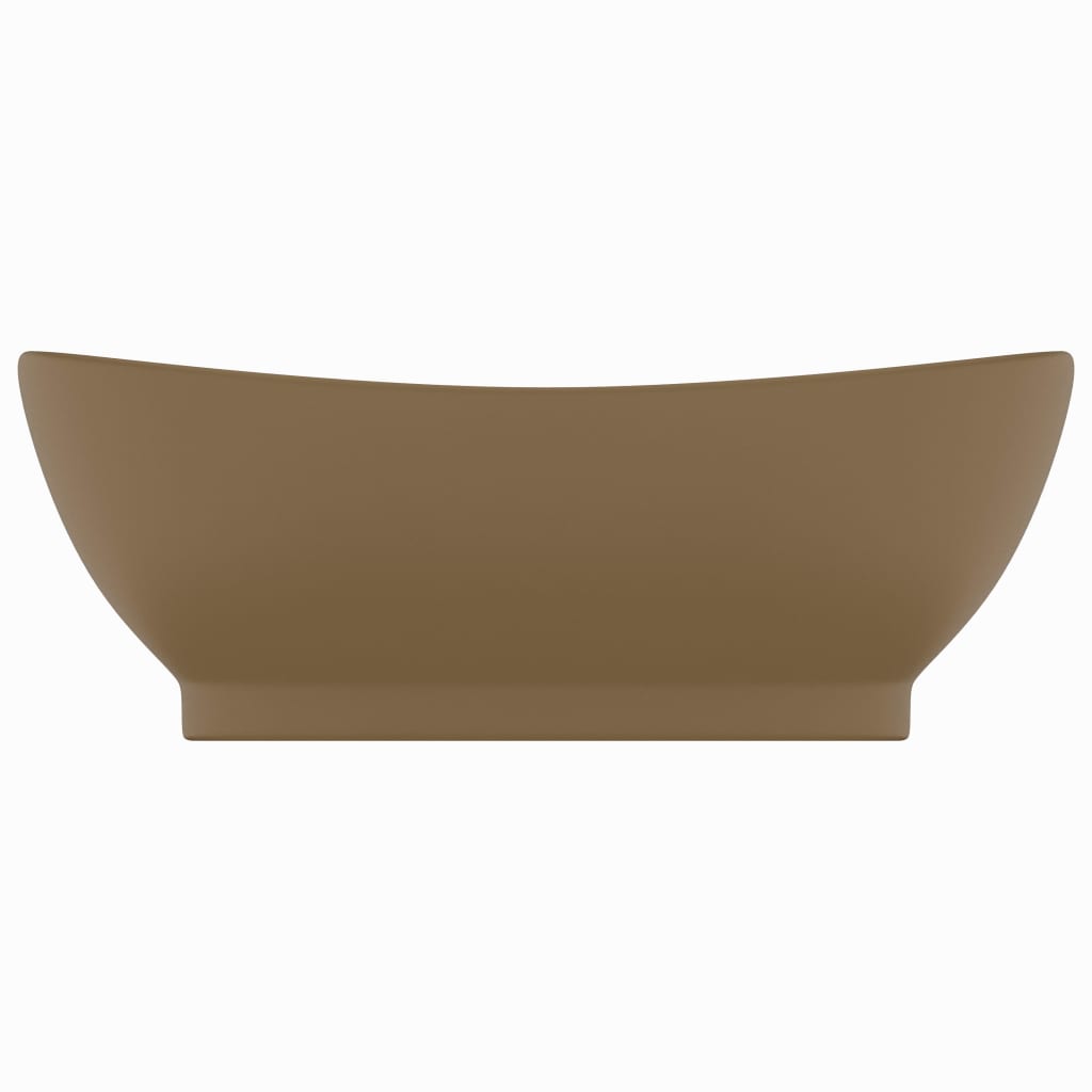 Luxury Ceramic Basin Overflow, Oval - Various Matt Colours