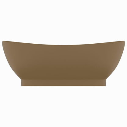 Luxury Ceramic Basin Overflow, Oval - Various Matt Colours