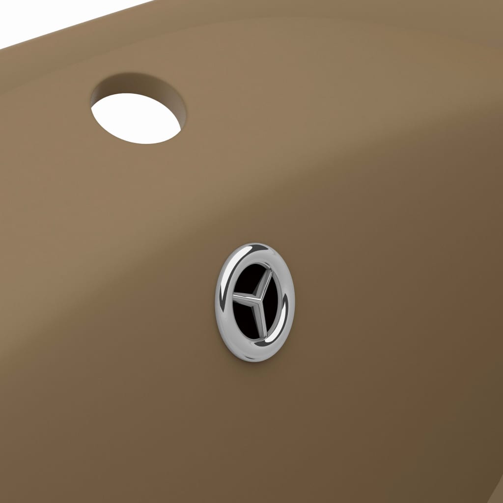 Luxury Ceramic Basin Overflow, Oval - Various Matt Colours