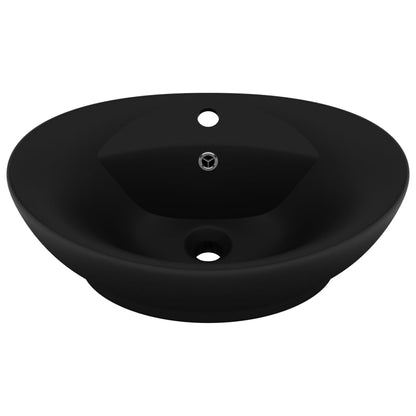 Luxury Ceramic Basin Overflow, Oval - Various Matt Colours