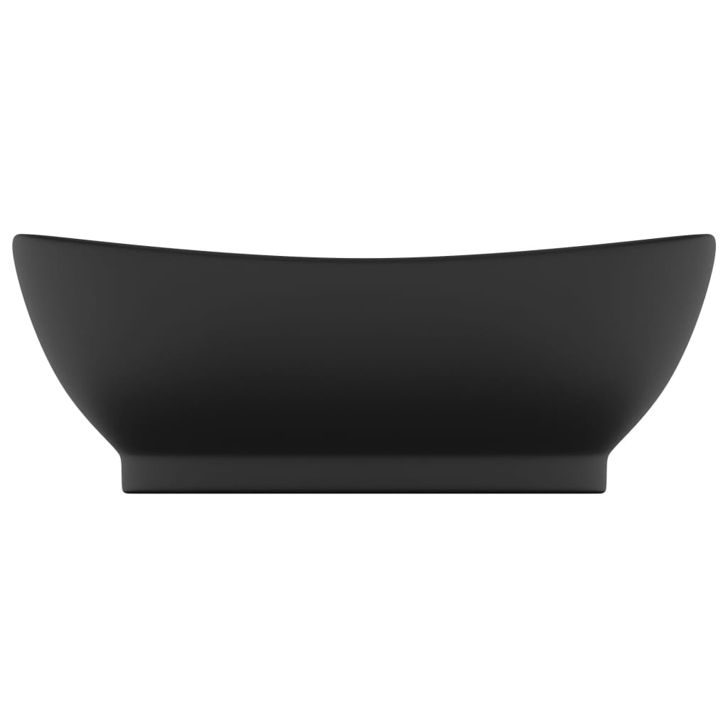 Luxury Ceramic Basin Overflow, Oval - Various Matt Colours