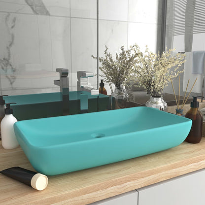 Luxury Ceramic Basin, Rectangular - Various Matt Colours