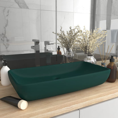 Luxury Ceramic Basin, Rectangular - Various Matt Colours