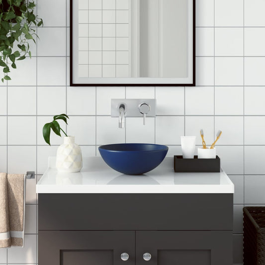 Ceramic Round Bathroom Sink - Various Colours