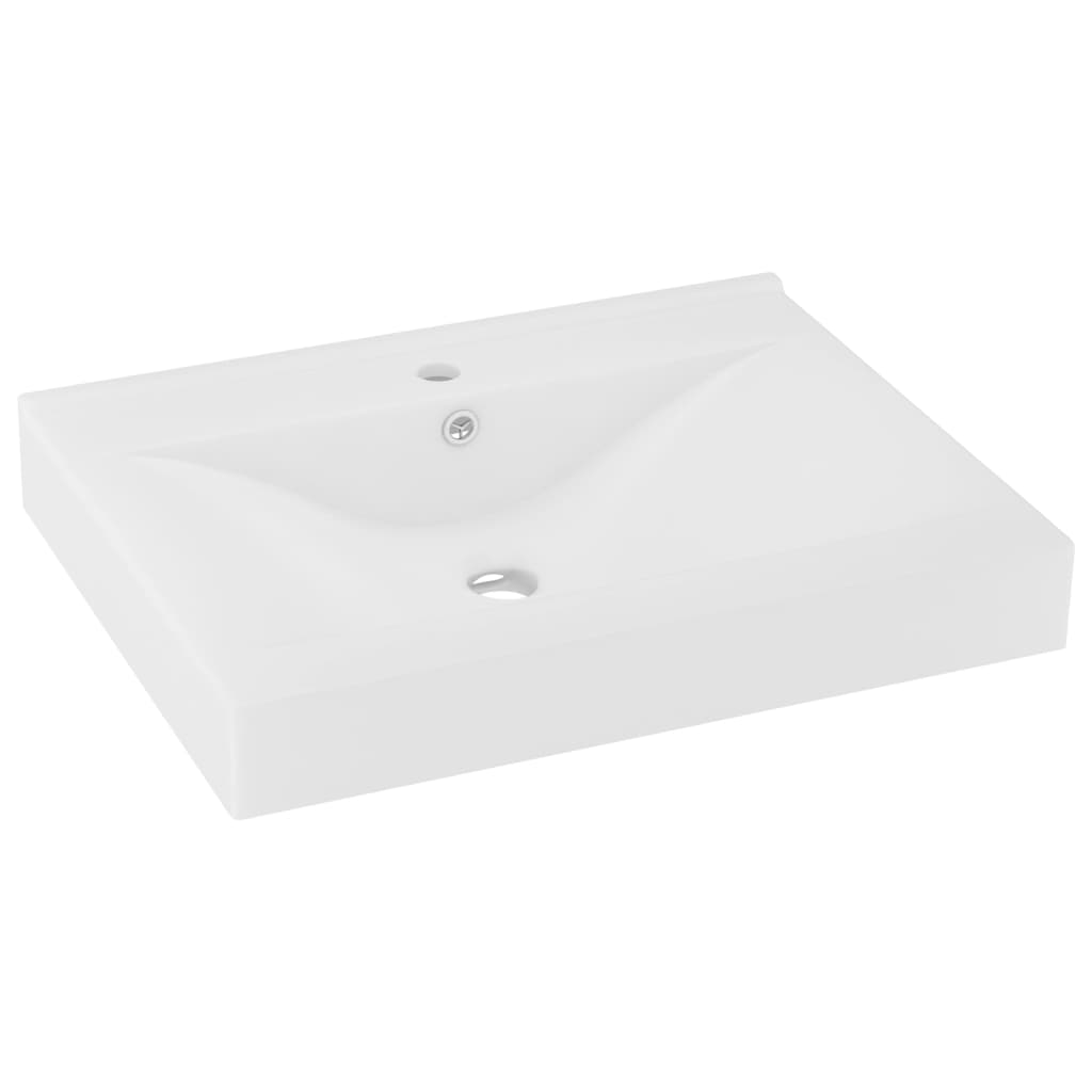 Luxury Ceramic Basin with Faucet Hole - Various Matt Colours