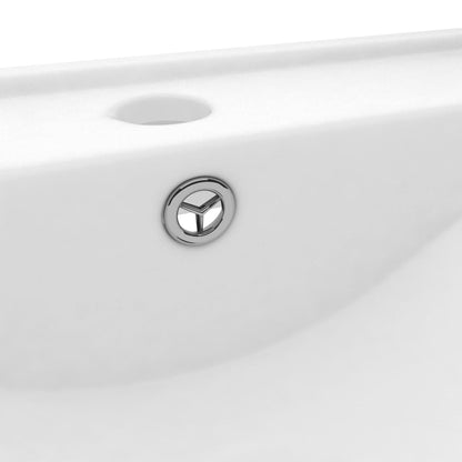 Luxury Ceramic Basin with Faucet Hole - Various Matt Colours