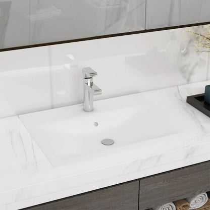 Luxury Ceramic Basin with Faucet Hole - Various Matt Colours