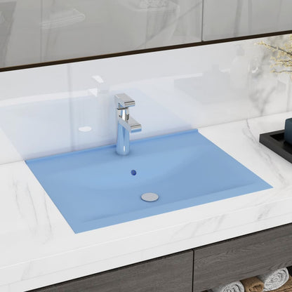 Luxury Ceramic Basin with Faucet Hole - Various Matt Colours