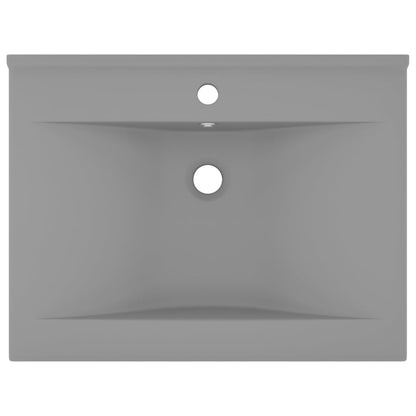 Luxury Ceramic Basin with Faucet Hole - Various Matt Colours