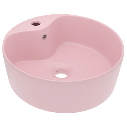 Ceramic Wash Basin with Overflow - Various Finishes