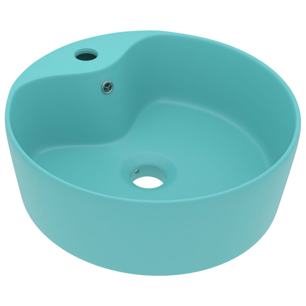 Ceramic Wash Basin with Overflow - Various Finishes