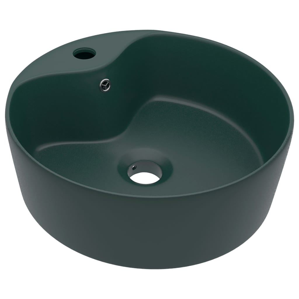 Ceramic Wash Basin with Overflow - Various Finishes