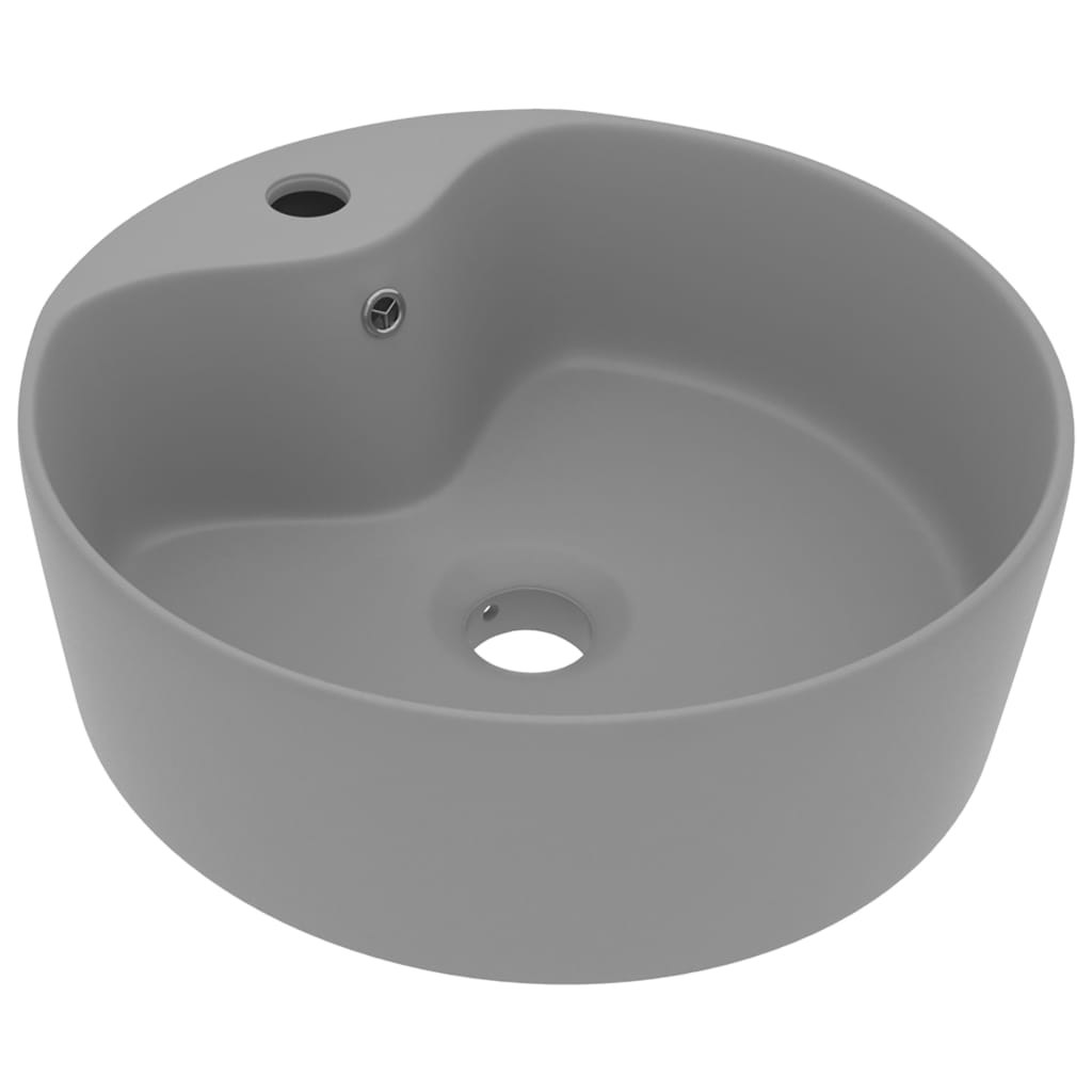 Ceramic Wash Basin with Overflow - Various Finishes