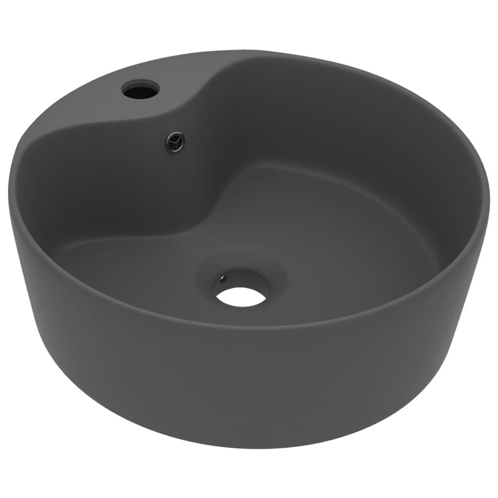 Ceramic Wash Basin with Overflow - Various Finishes