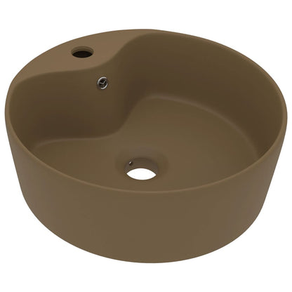 Ceramic Wash Basin with Overflow - Various Finishes