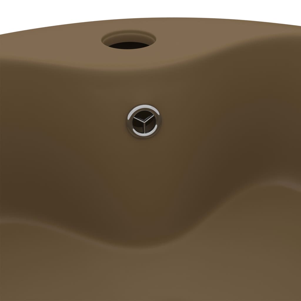 Ceramic Wash Basin with Overflow - Various Finishes