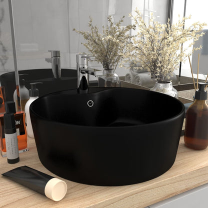 Ceramic Wash Basin with Overflow - Various Finishes