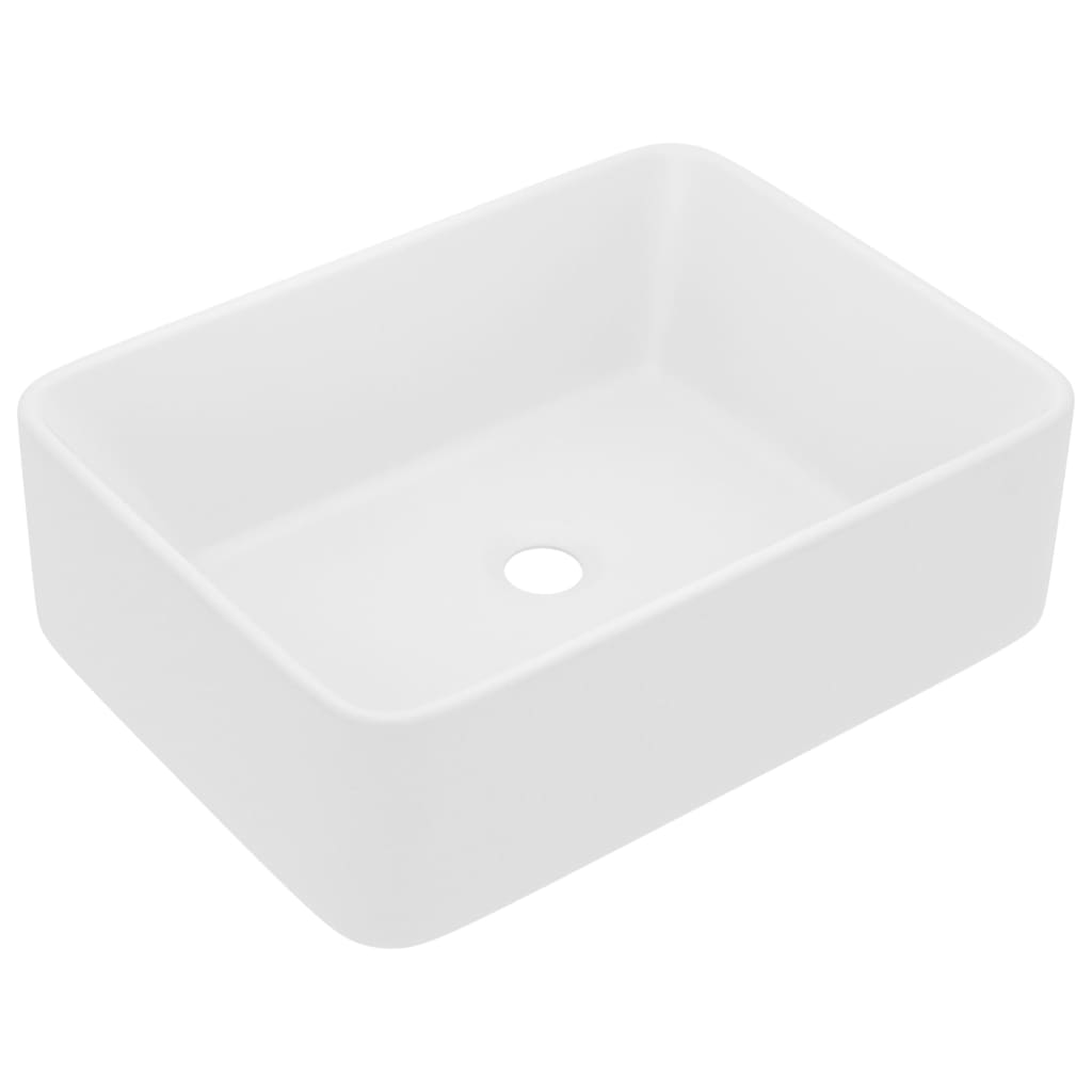 Luxury Ceramic Wash Basin, Rectangular - Various Matt Colours