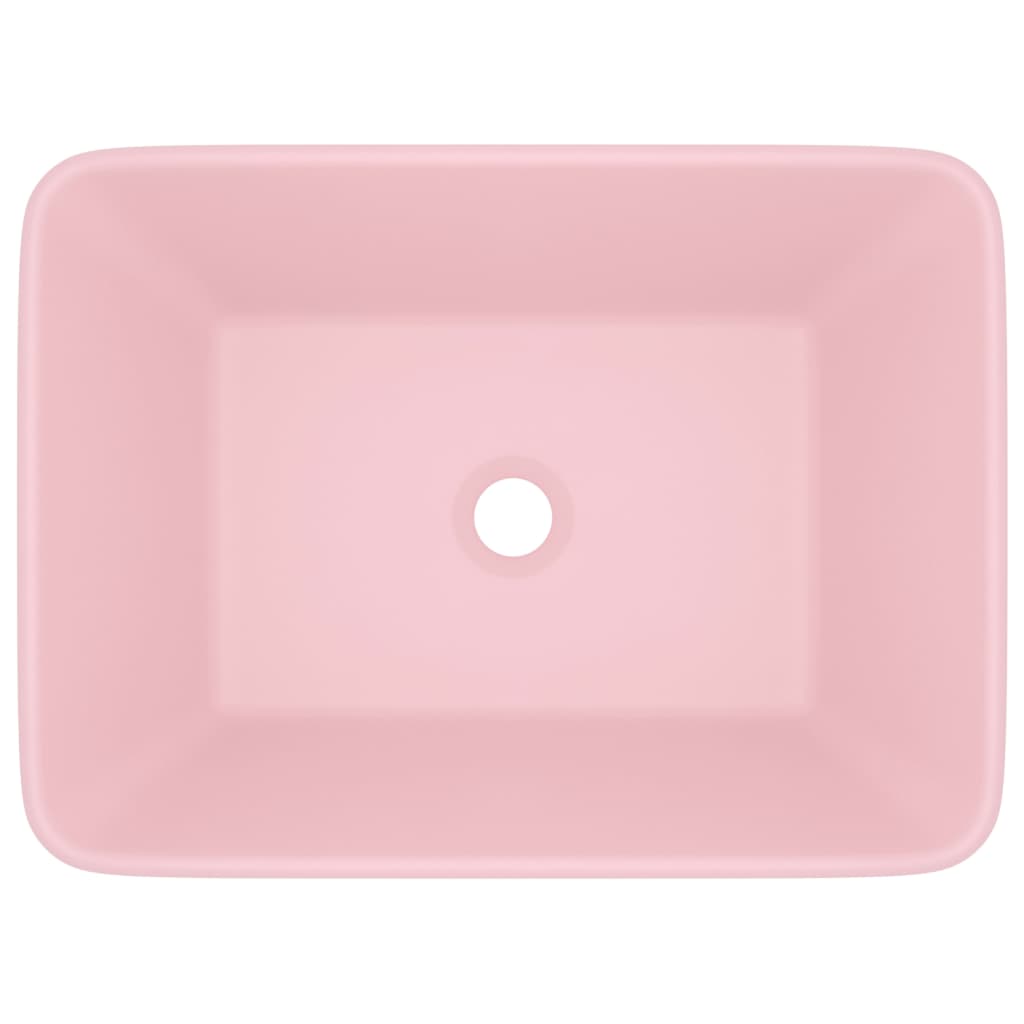 Luxury Ceramic Wash Basin, Rectangular - Various Matt Colours