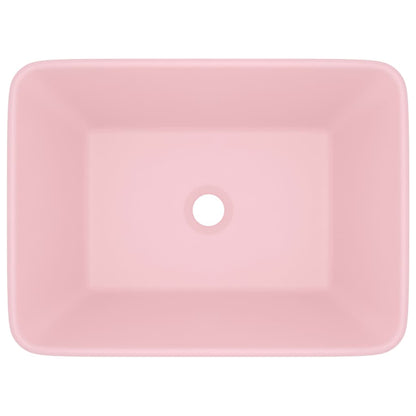 Luxury Ceramic Wash Basin, Rectangular - Various Matt Colours